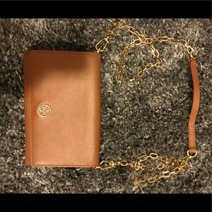 Tory Burch tan cross body